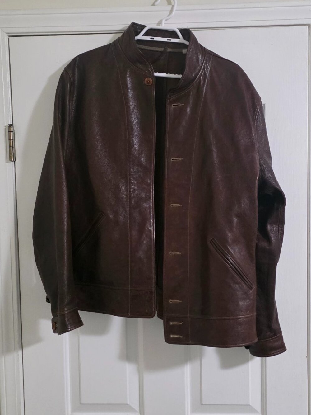 Levi's Vintage Clothing LVC Menlo Cossack Einstein Leather Jacket  (Men's XL)